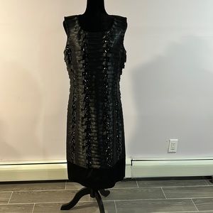 Julian Joyce Beautifully elegant satin dress size 12 PERFECT CONDITION